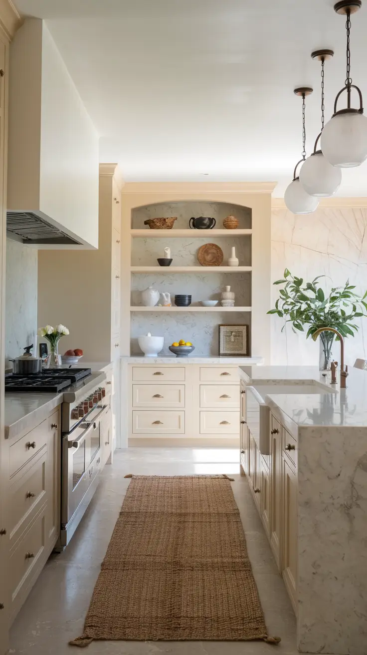 Cream Kitchen Lighting