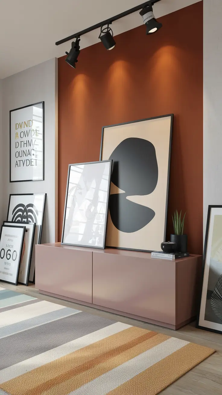 27 Wall Art for Living Room Ideas 2026: Creative Paint Designs and Unique Decor