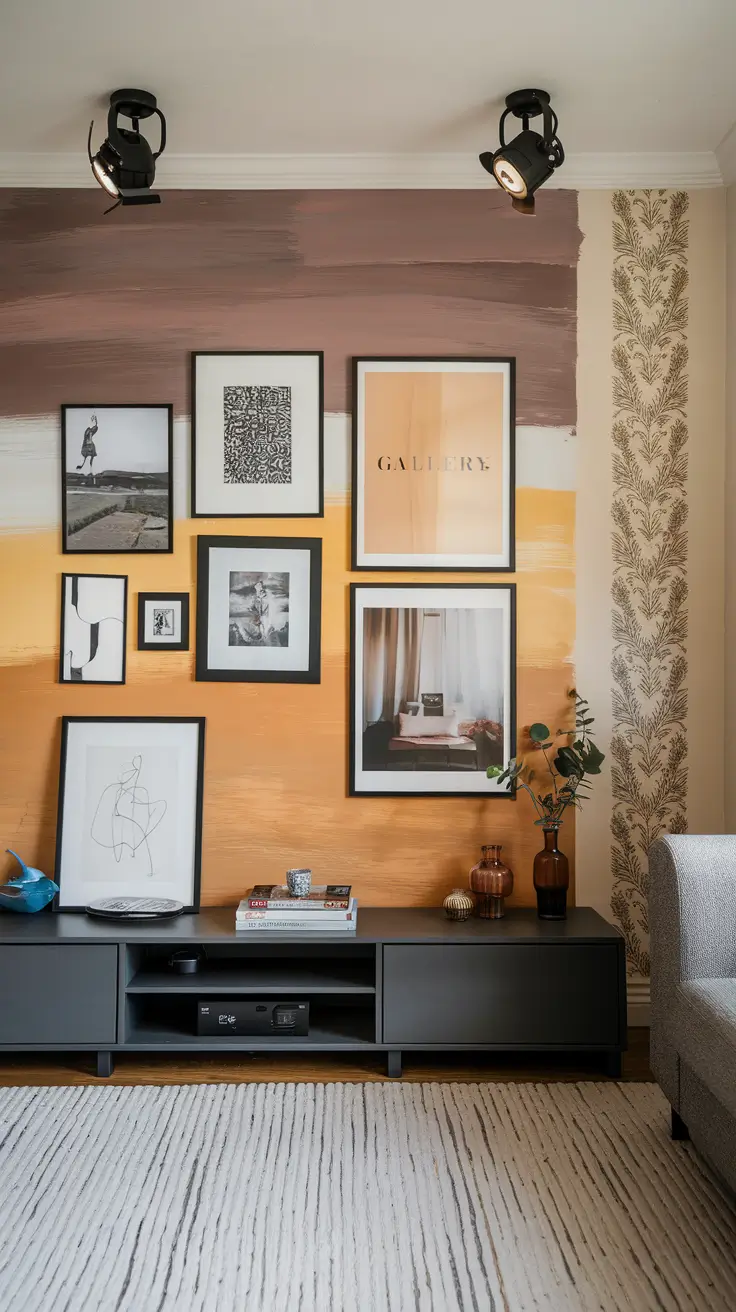 27 Wall Art for Living Room Ideas 2026: Creative Paint Designs and Unique Decor