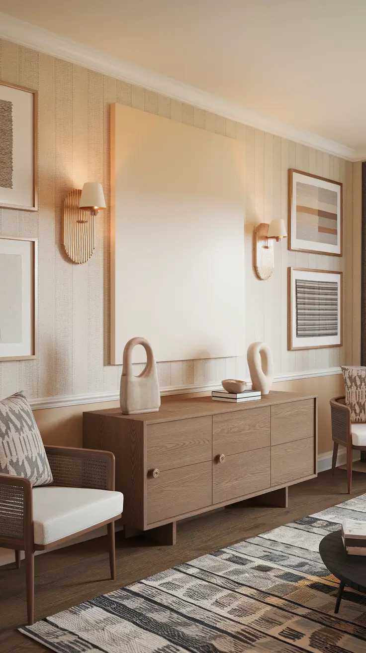 27 Wall Art for Living Room Ideas 2026: Creative Paint Designs and Unique Decor