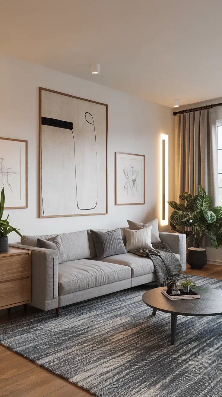 27 Wall Art for Living Room Ideas 2026: Creative Paint Designs and Unique Decor