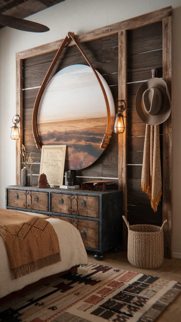 Western Style Bedroom Wall Decor