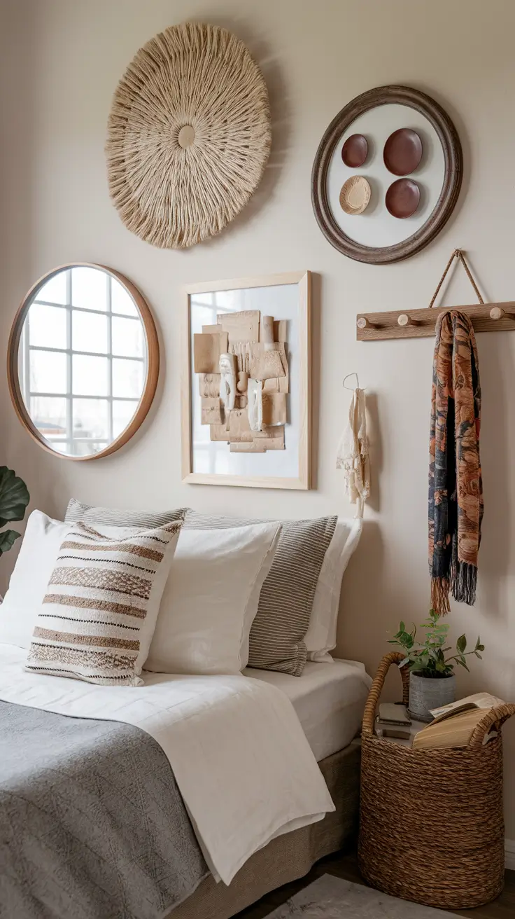 Handmade Artistic Bedroom Wall Accents