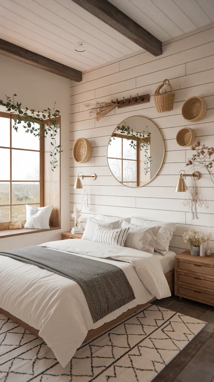 Cozy Farmhouse Bedroom Wall Decor