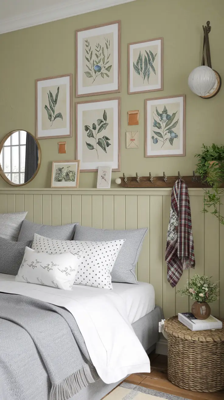 Cottage Inspired Bedroom Wall Decor
