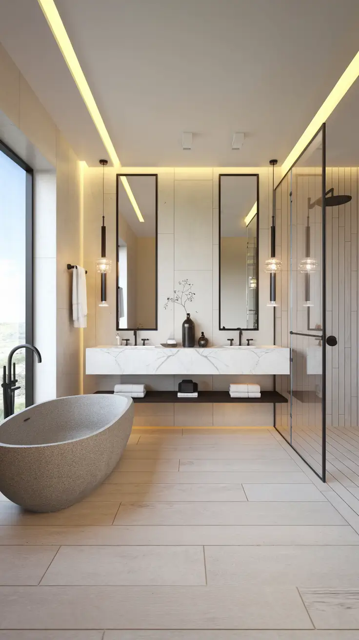 29 Modern Bathroom Ideas That Redefine Style and Comfort