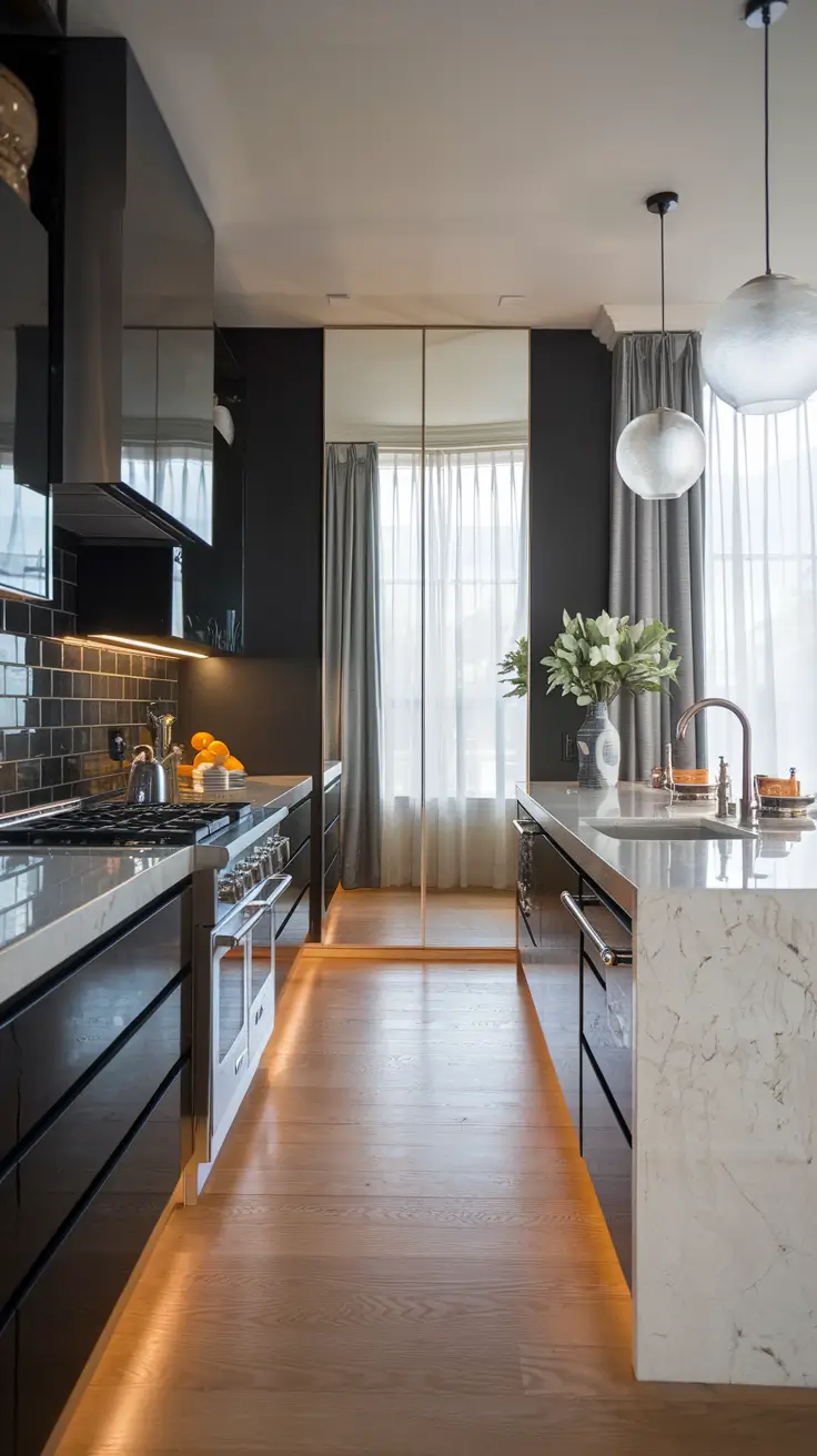 Brightening Dark Kitchens