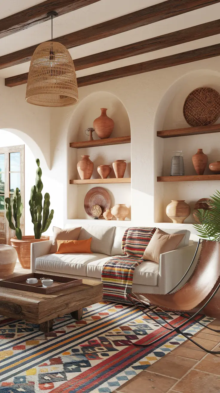 Mexican Farmhouse Living Room