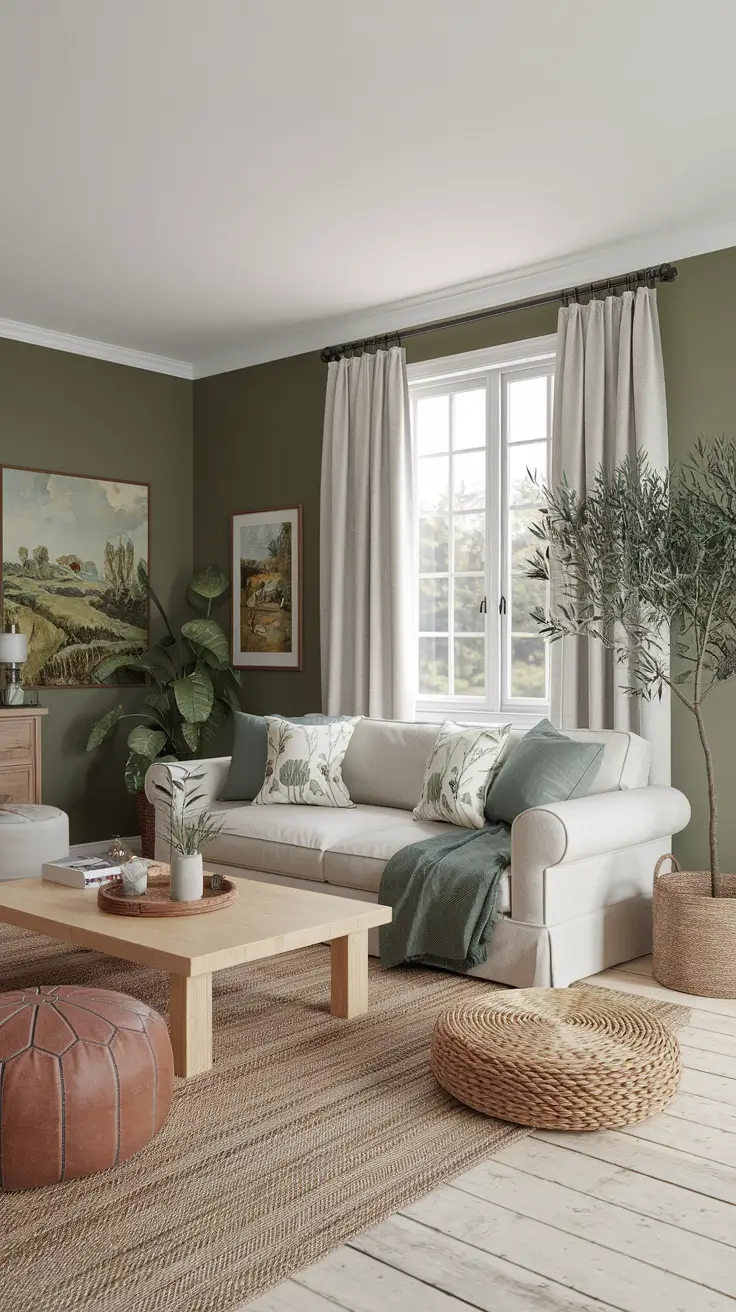 Small Space Farmhouse Living Room