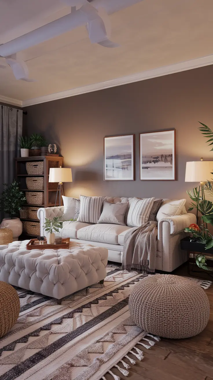 Cozy Modern Farmhouse Living Room