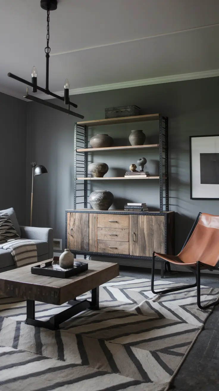 Industrial Farmhouse Living Room