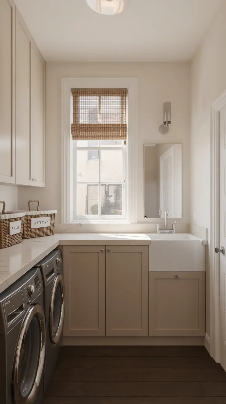 Laundry Room with Window Feature