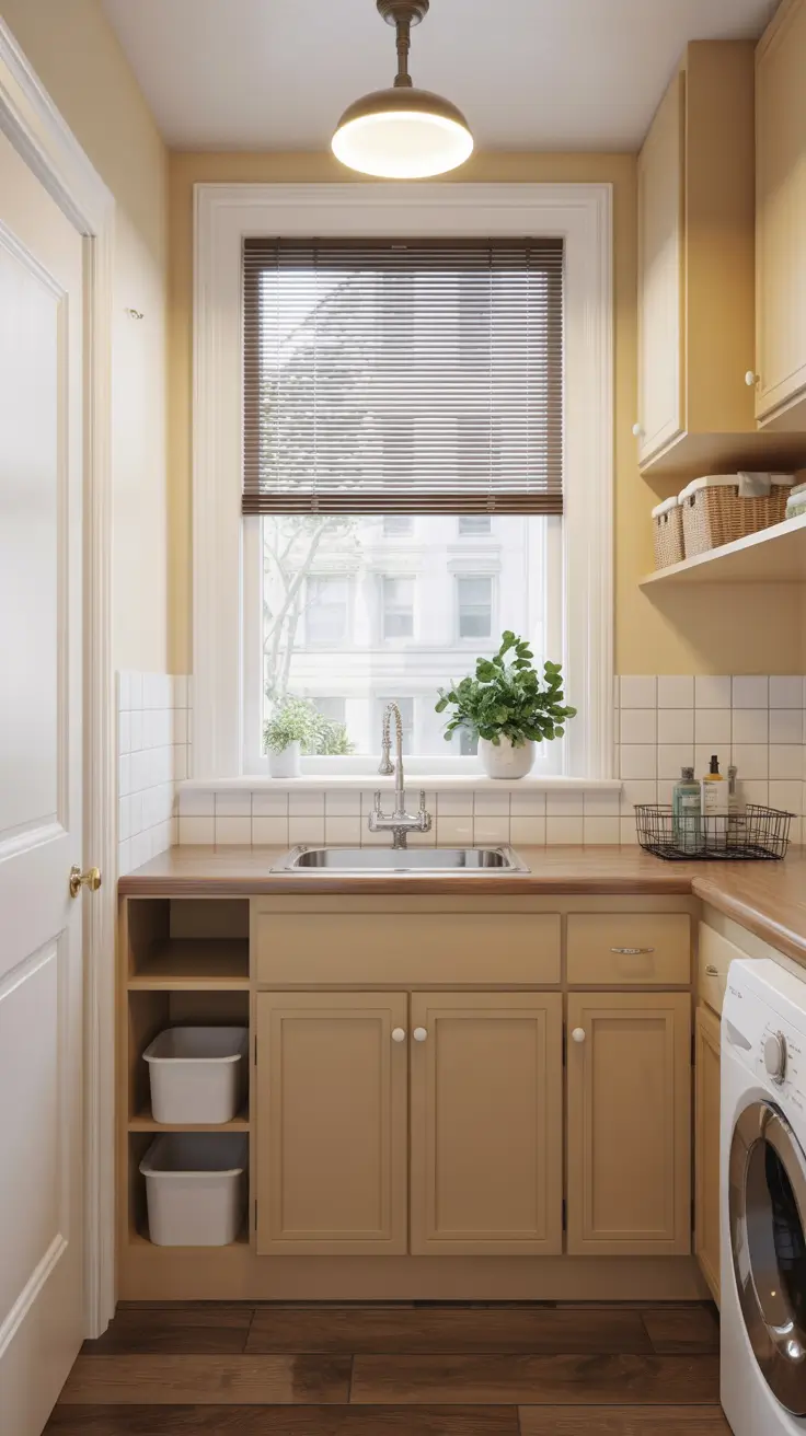 Compact Sink Under Window