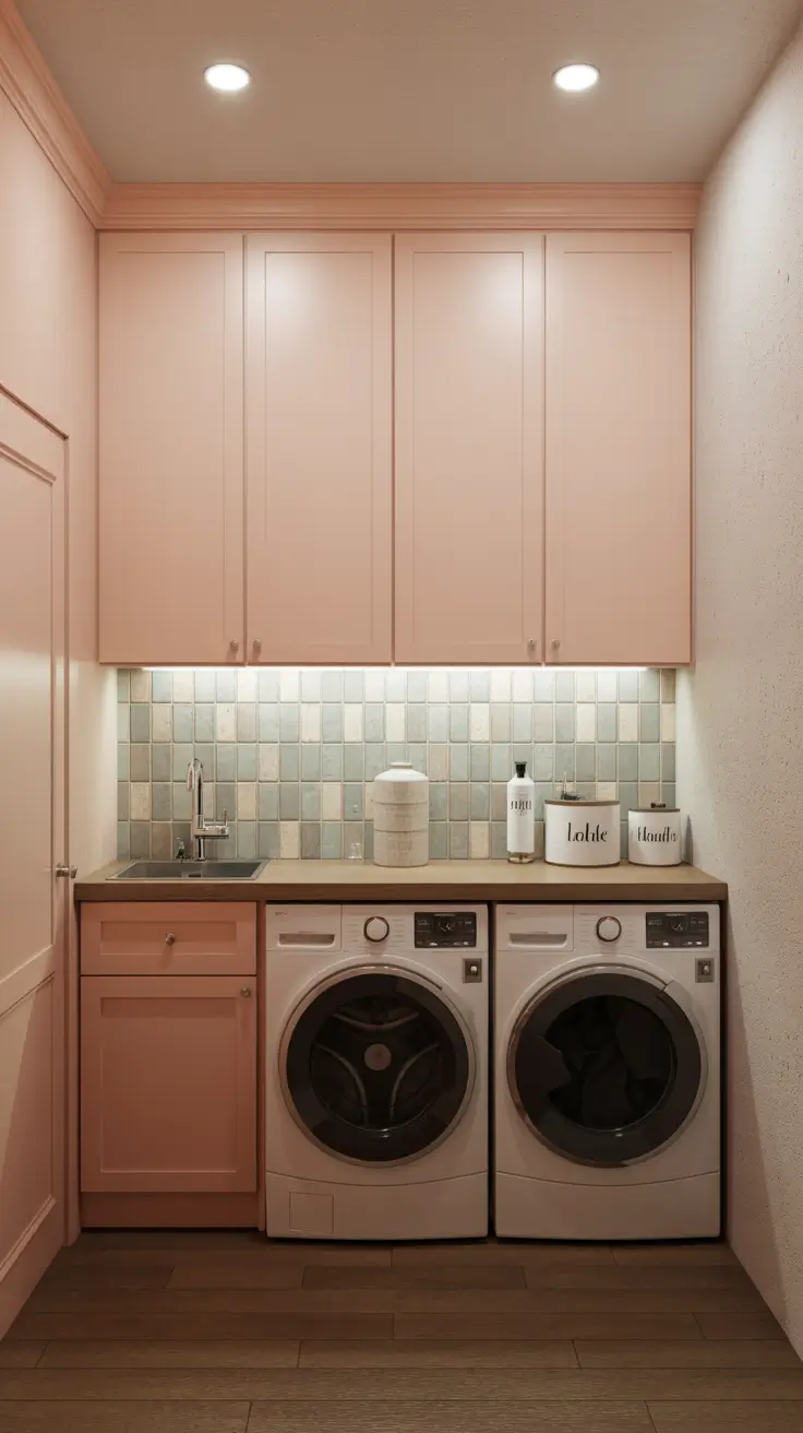 Coordinated Laundry Room Decor