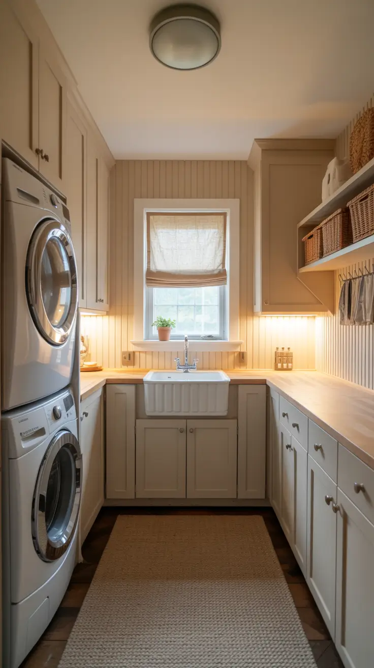 Farmhouse Style Laundry Room