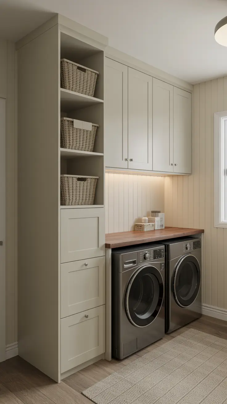 Small Laundry Room Cabinet Ideas