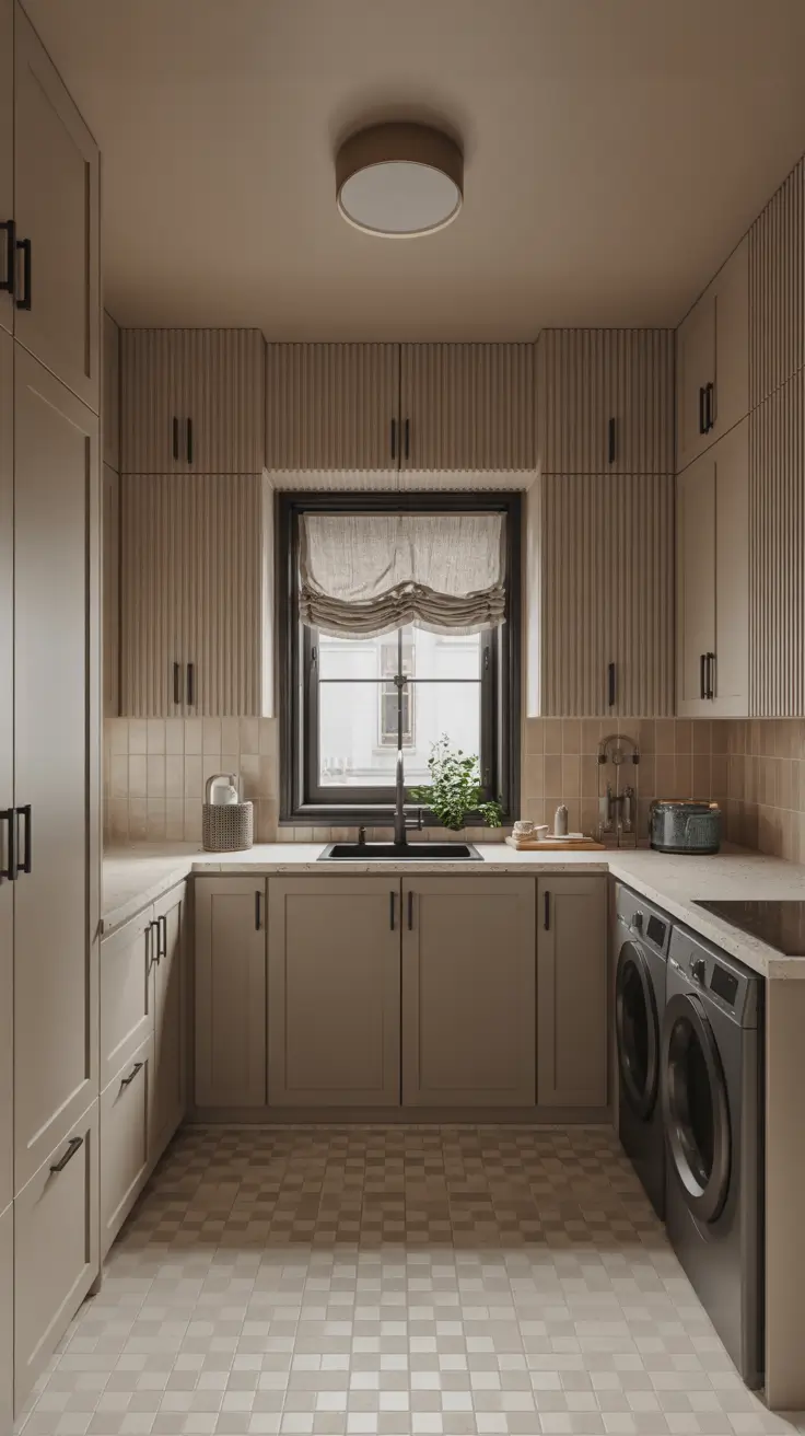 Laundry Room Backsplash and Decor