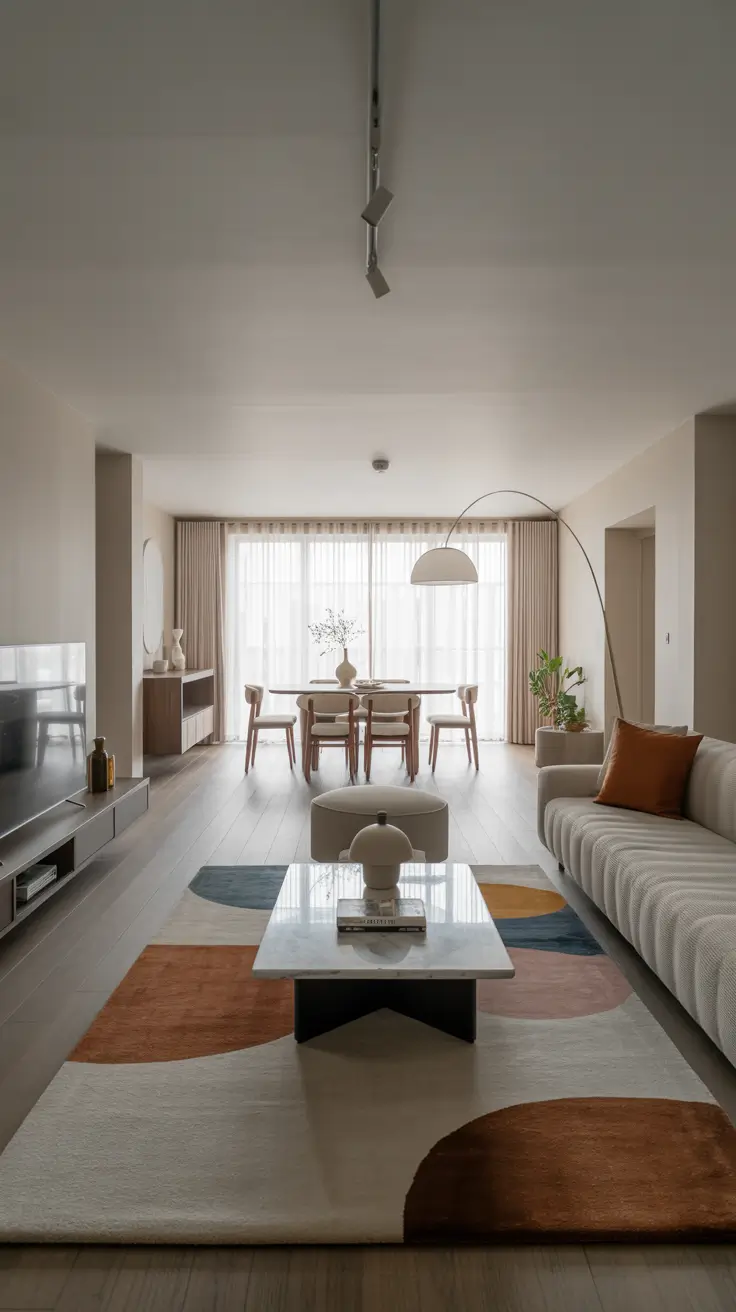 Modern Living Room Rugs