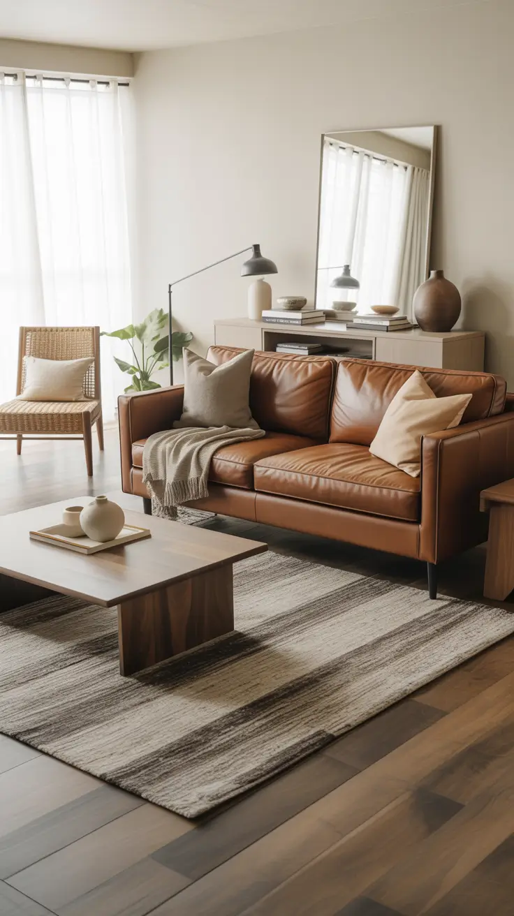 Brown Sofa Rug Ideas