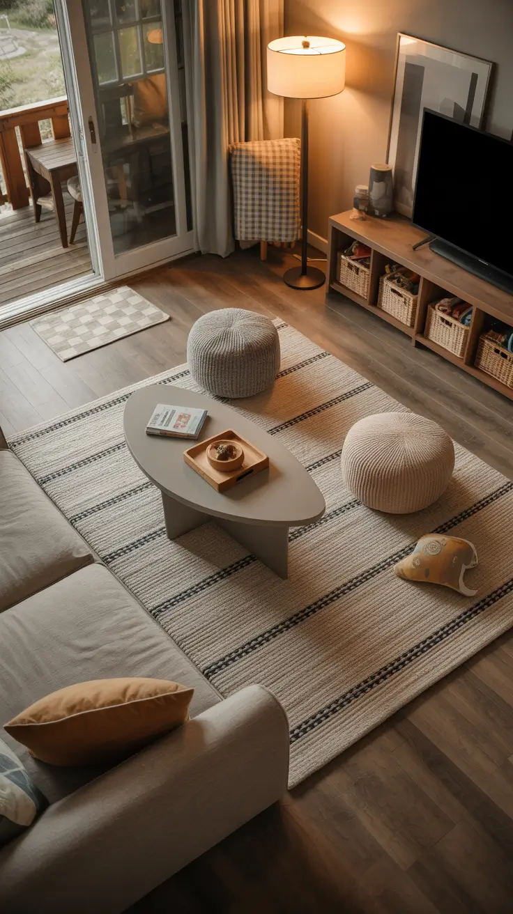 Family-Friendly Living Room Rugs