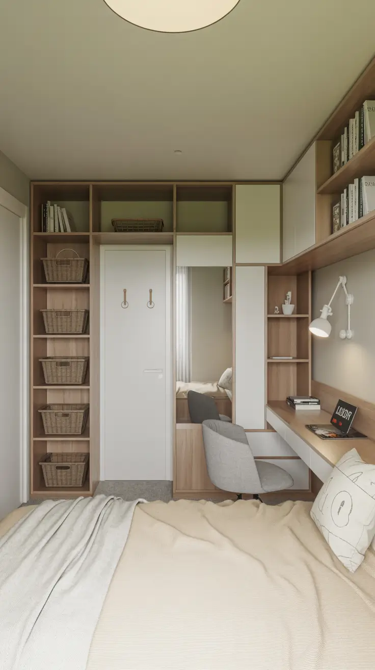 Small Space Boys Bedroom Ideas with Loft Beds