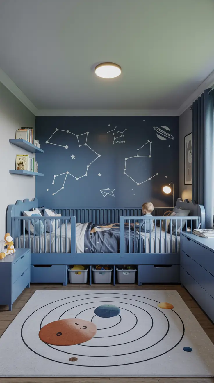 Outer Space-Themed Toddler Bedroom Ideas