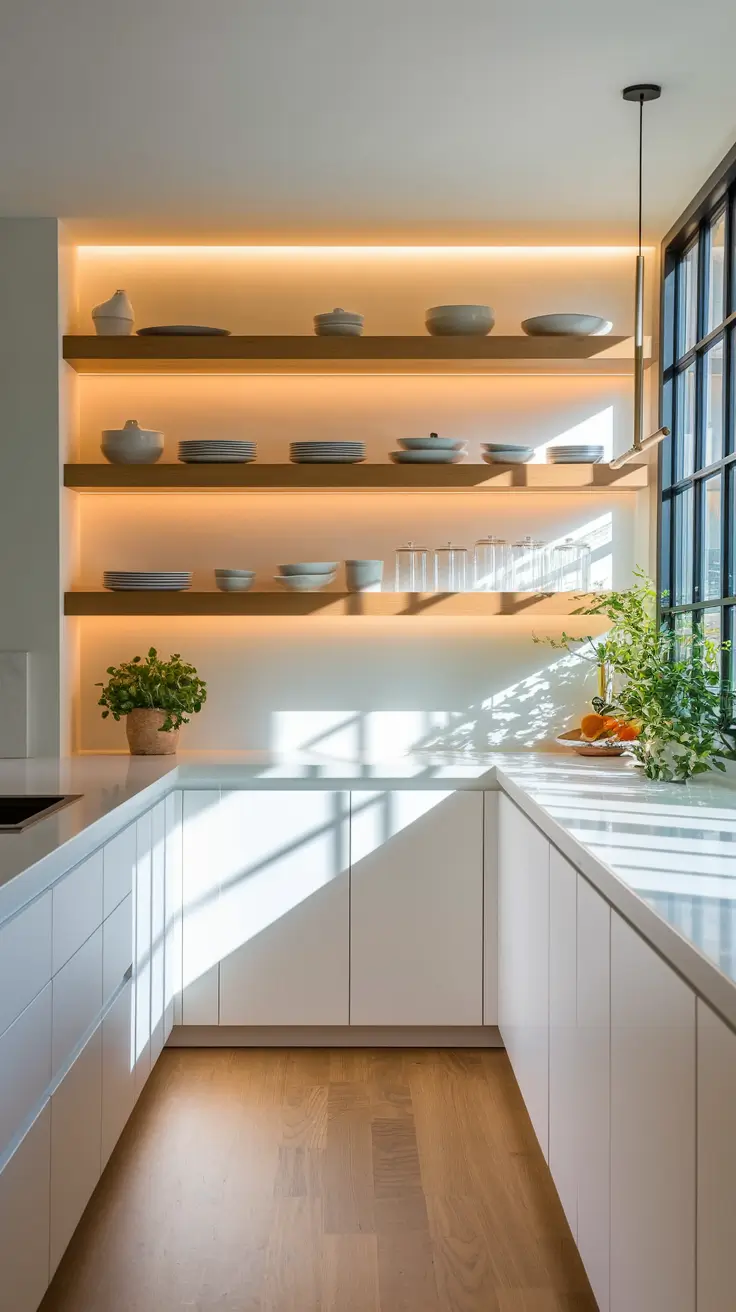Open Shelving Ideas for Airy Kitchen Interiors: Modern Layouts & Small Space Solutions