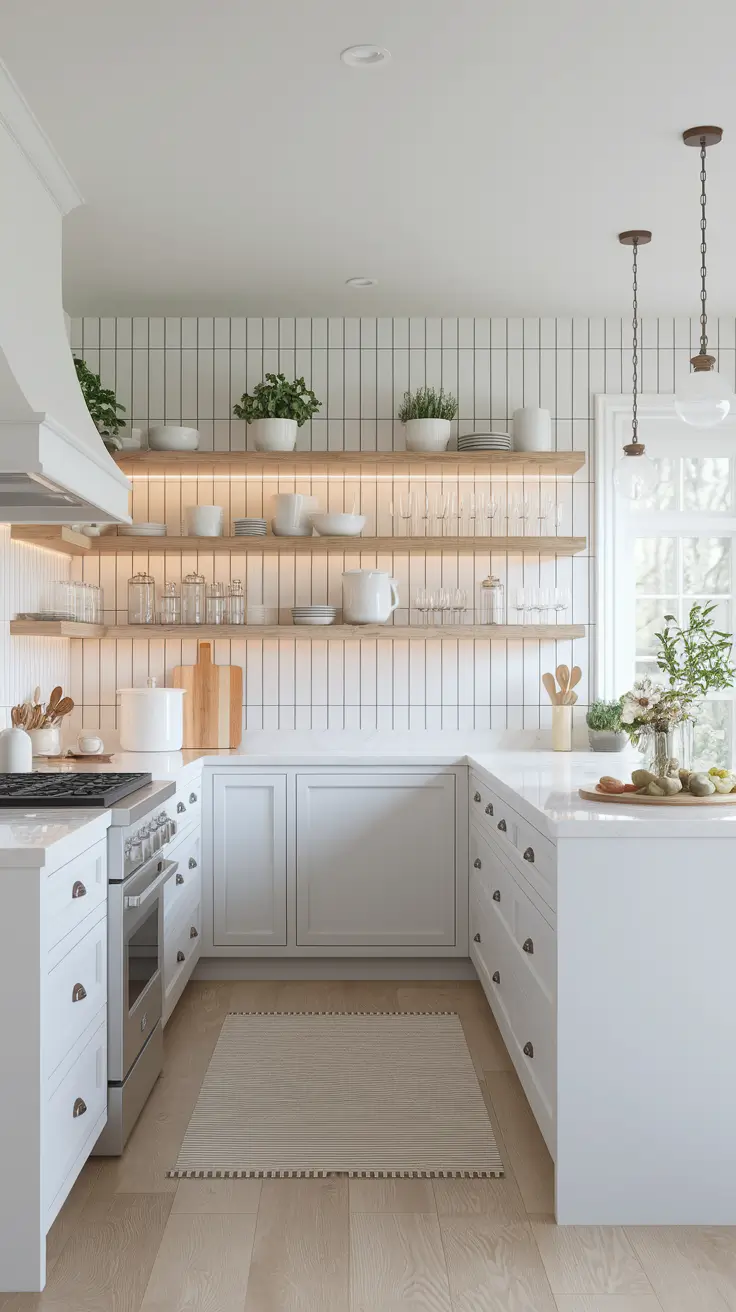 Open Shelving Ideas for Airy Kitchen Interiors: Modern Layouts & Small Space Solutions