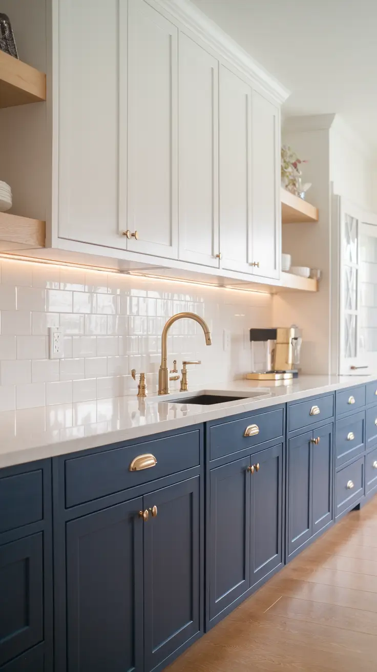 Incorporating Blue for Personality in Kitchen Cabinets: Modern Layouts & Small Space Solutions