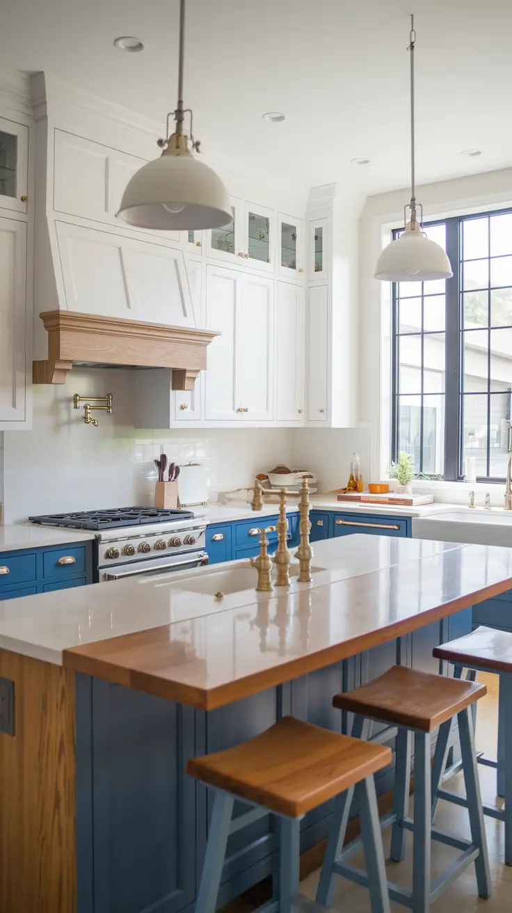 Two-Tone Cabinetry: Depth Without Bulk: Modern Layouts & Small Space Solutions