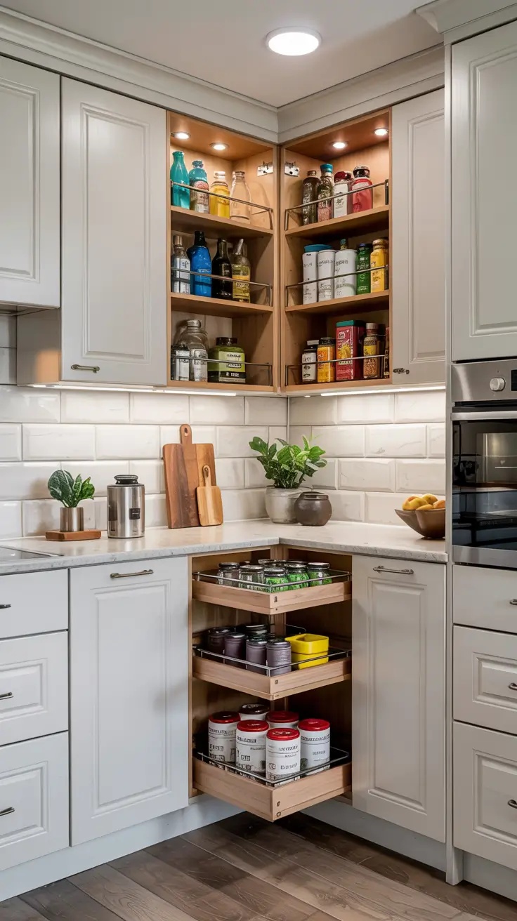 Optimizing Bottom Corner Cabinet Storage: Modern Layouts & Small Space Solutions