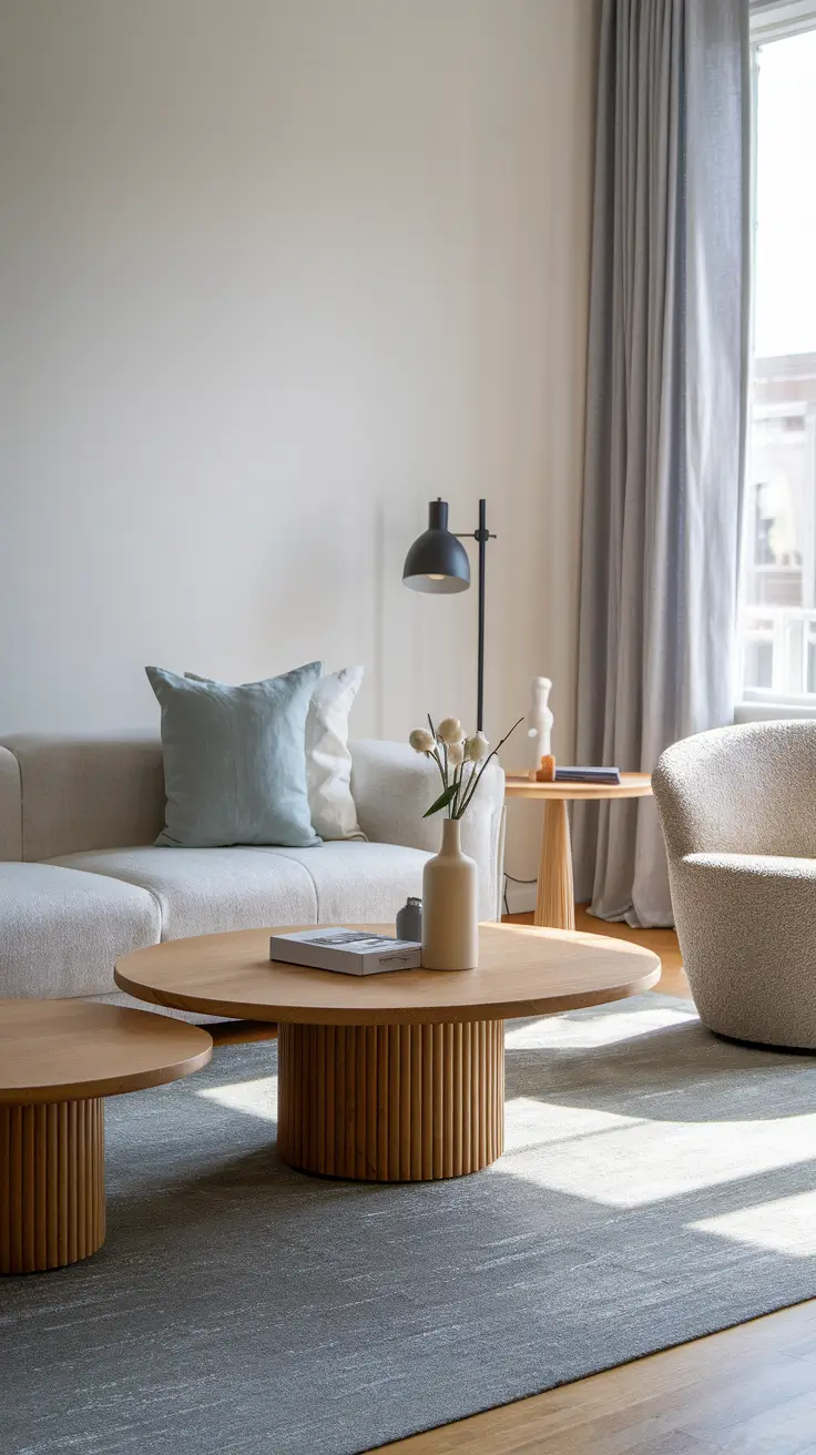 Modern Wood Living Room Table