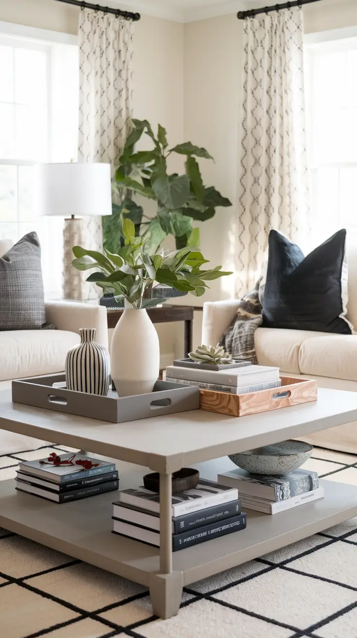 Living Room Table Decor Ideas