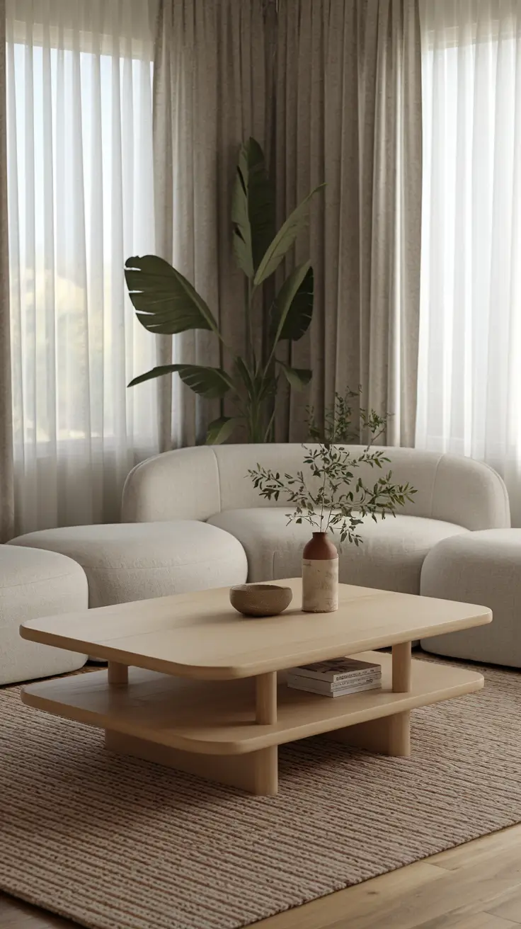 Simple Modern Living Room Table