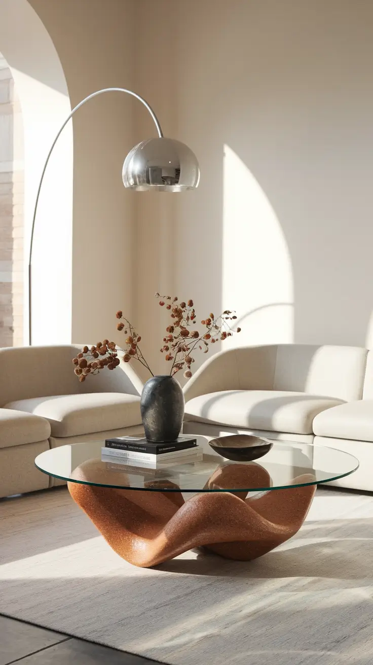 Sculptural Living Room Table