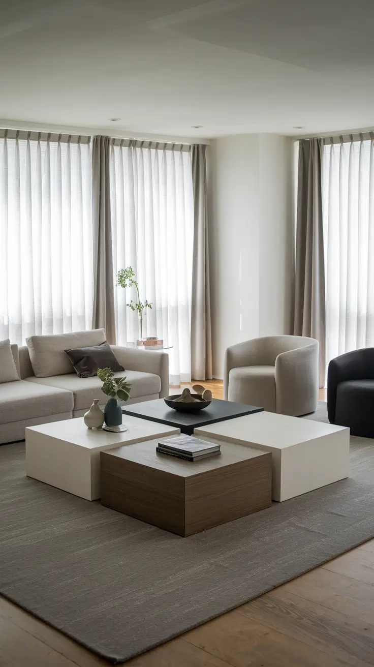 Modular Square Living Room Tables