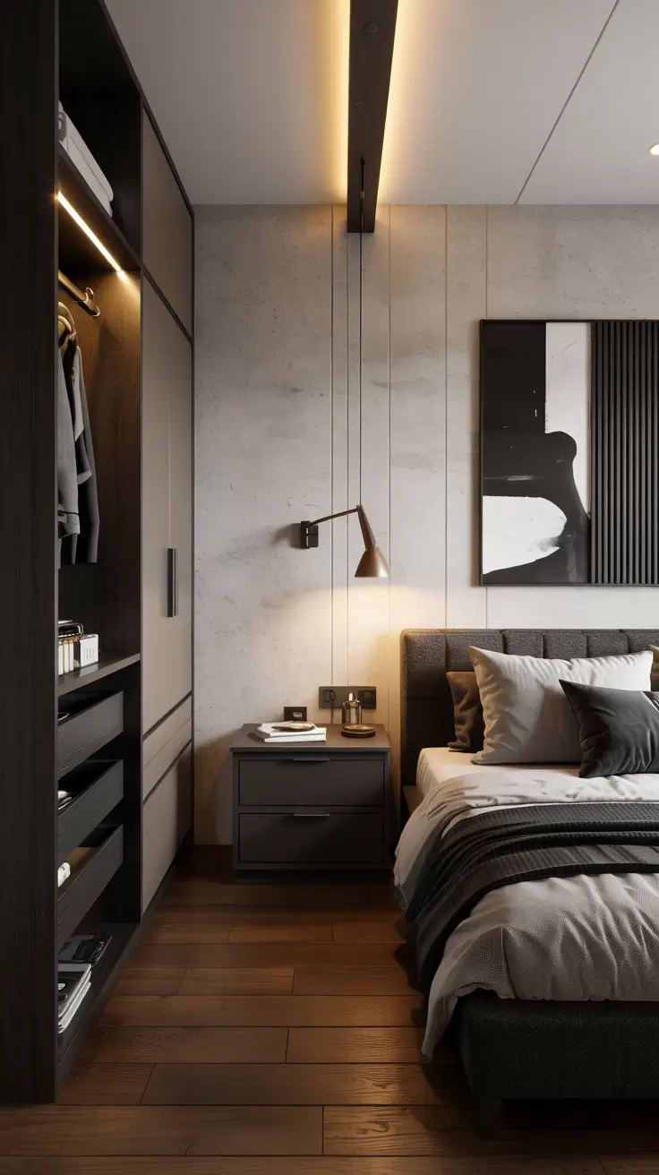 Masculine Small Bedroom Ideas