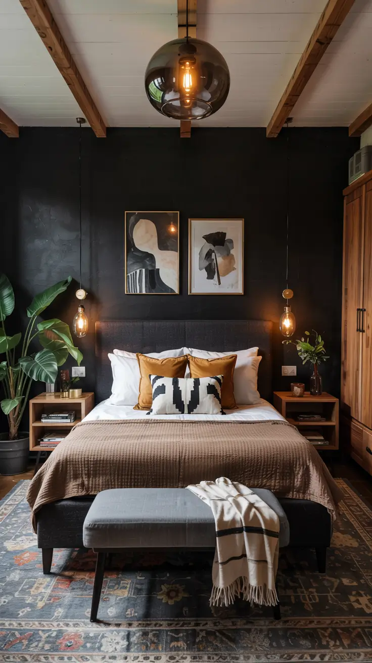 Black Small Bedroom Ideas