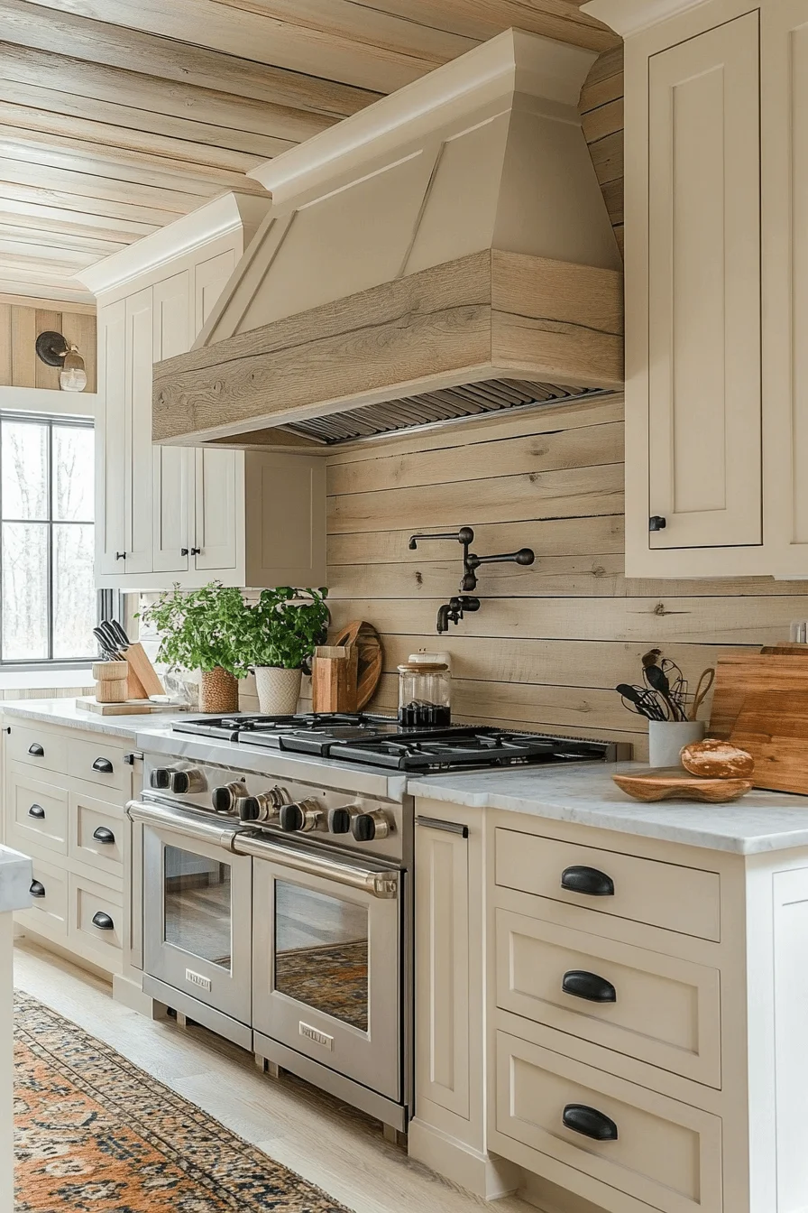 farmhouse kitchen backsplash