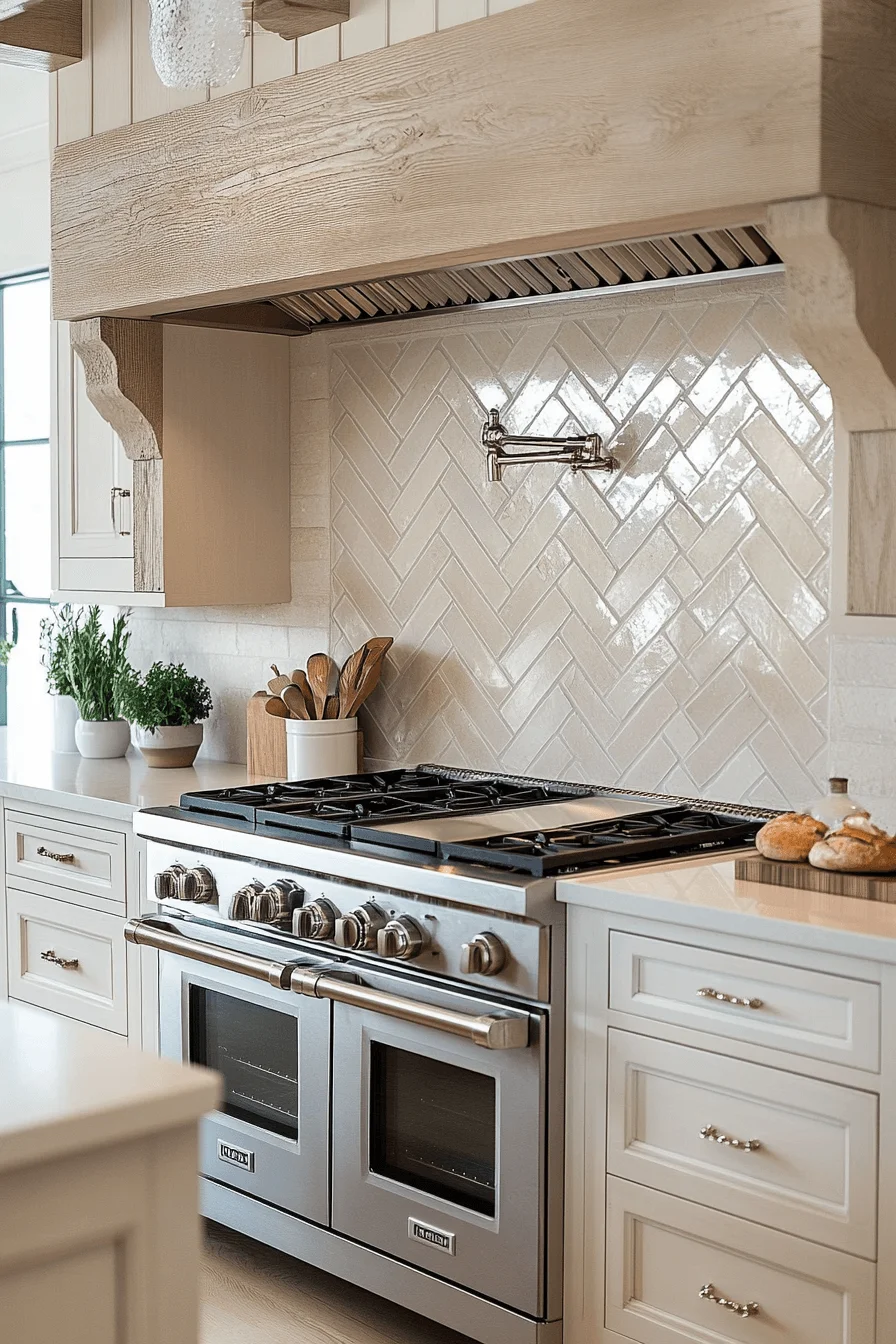 farmhouse kitchen backsplash