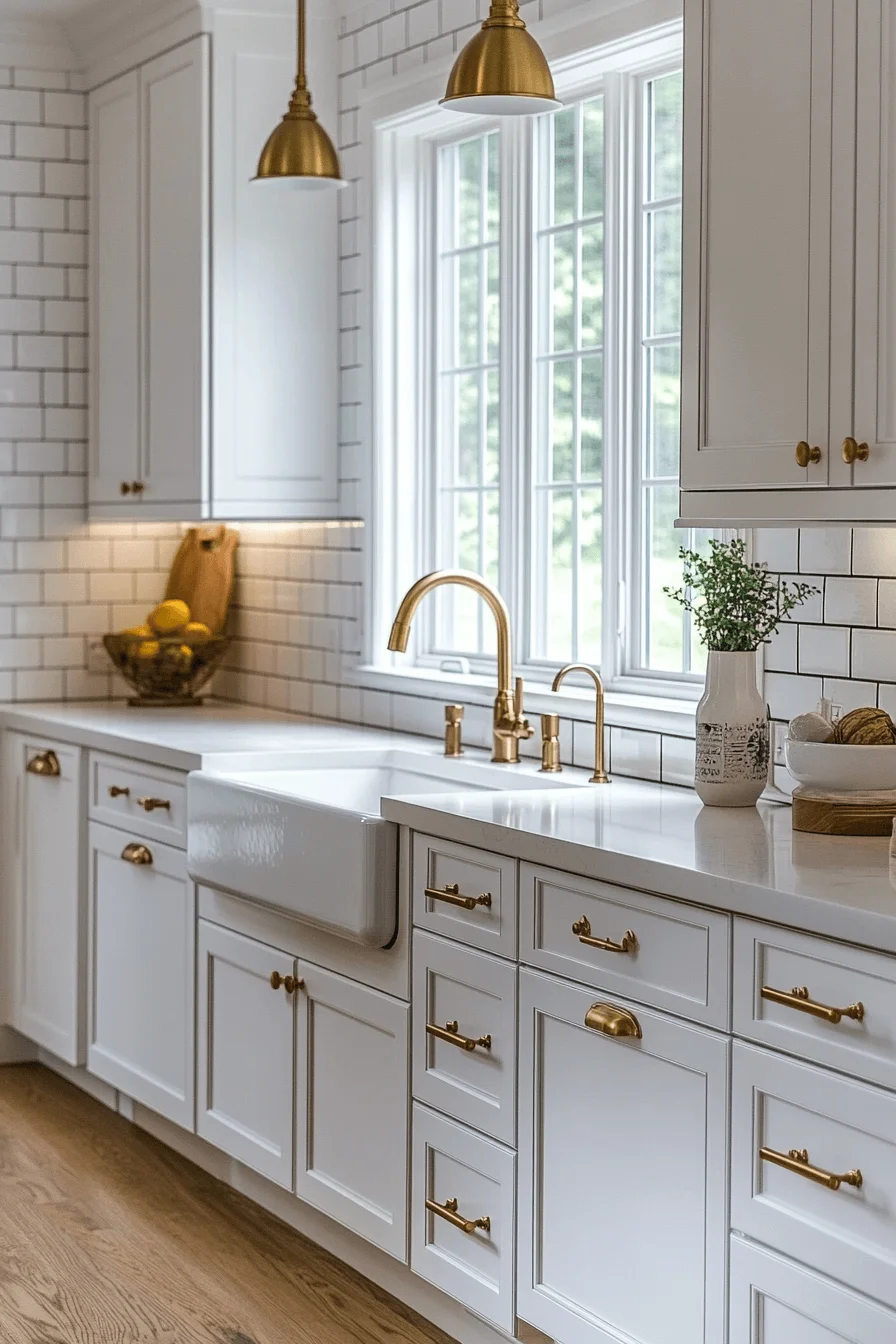 farmhouse kitchen backsplash