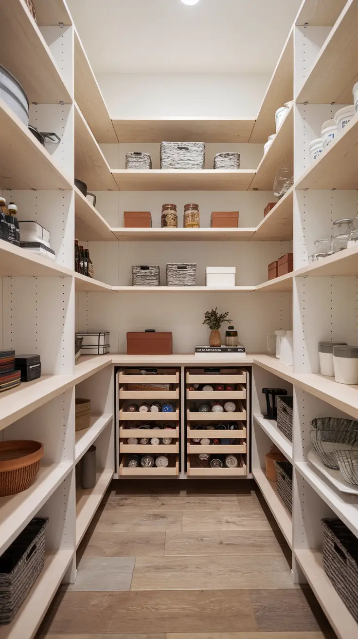 Narrow Walk-In Pantry Ideas: Smart Layouts, Shelving & Design Tips