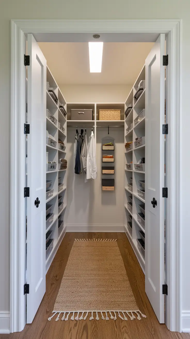Narrow Walk-In Pantry Ideas: Smart Layouts, Shelving & Design Tips