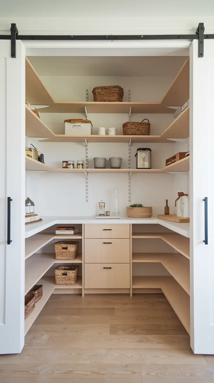 Narrow Walk-In Pantry Ideas: Smart Layouts, Shelving & Design Tips