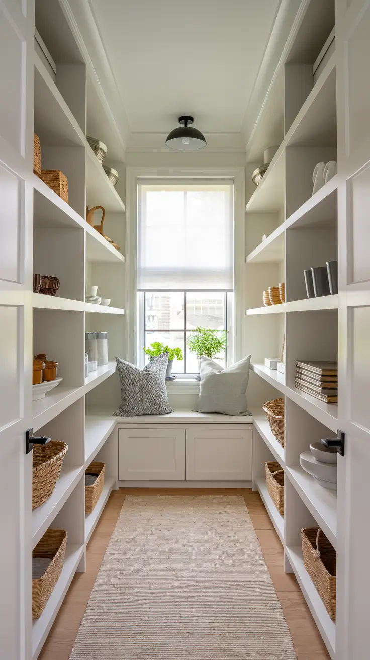 Narrow Walk-In Pantry Ideas: Smart Layouts, Shelving & Design Tips
