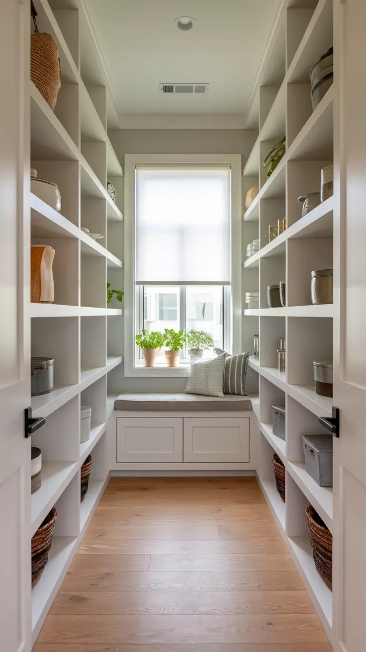 Narrow Walk-In Pantry Ideas: Smart Layouts, Shelving & Design Tips