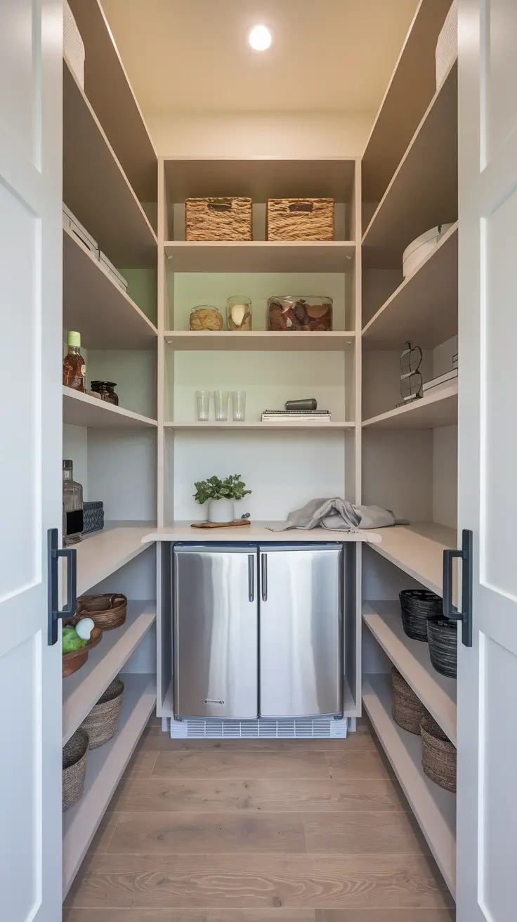 Narrow Walk-In Pantry Ideas: Smart Layouts, Shelving & Design Tips