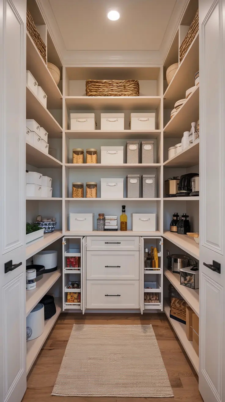 Narrow Walk-In Pantry Ideas: Smart Layouts, Shelving & Design Tips