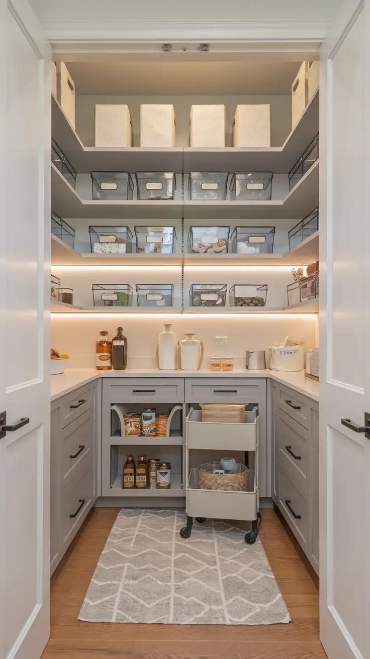 Narrow Walk-In Pantry Ideas: Smart Layouts, Shelving & Design Tips