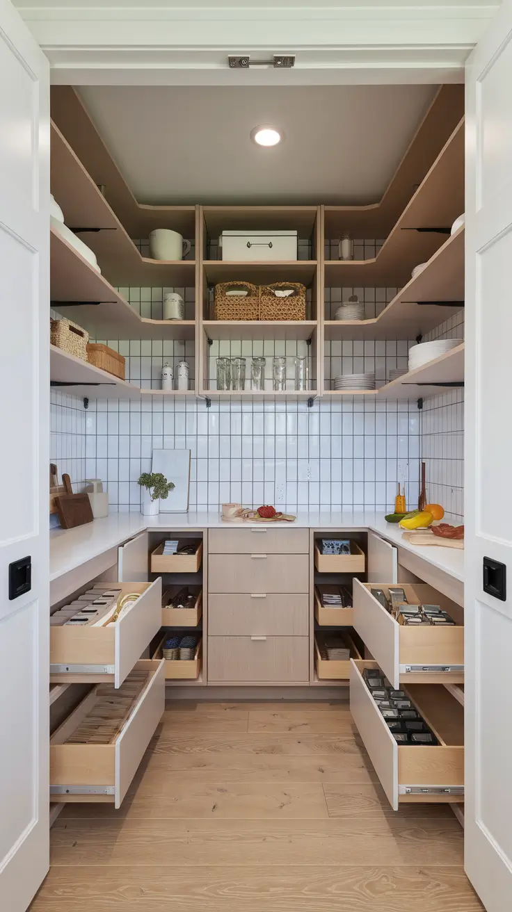 Narrow Walk-In Pantry Ideas: Smart Layouts, Shelving & Design Tips